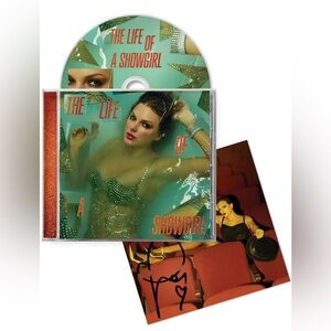 Taylor Swift The Life of a Showgirl Sealed CD and Signed Photo 4